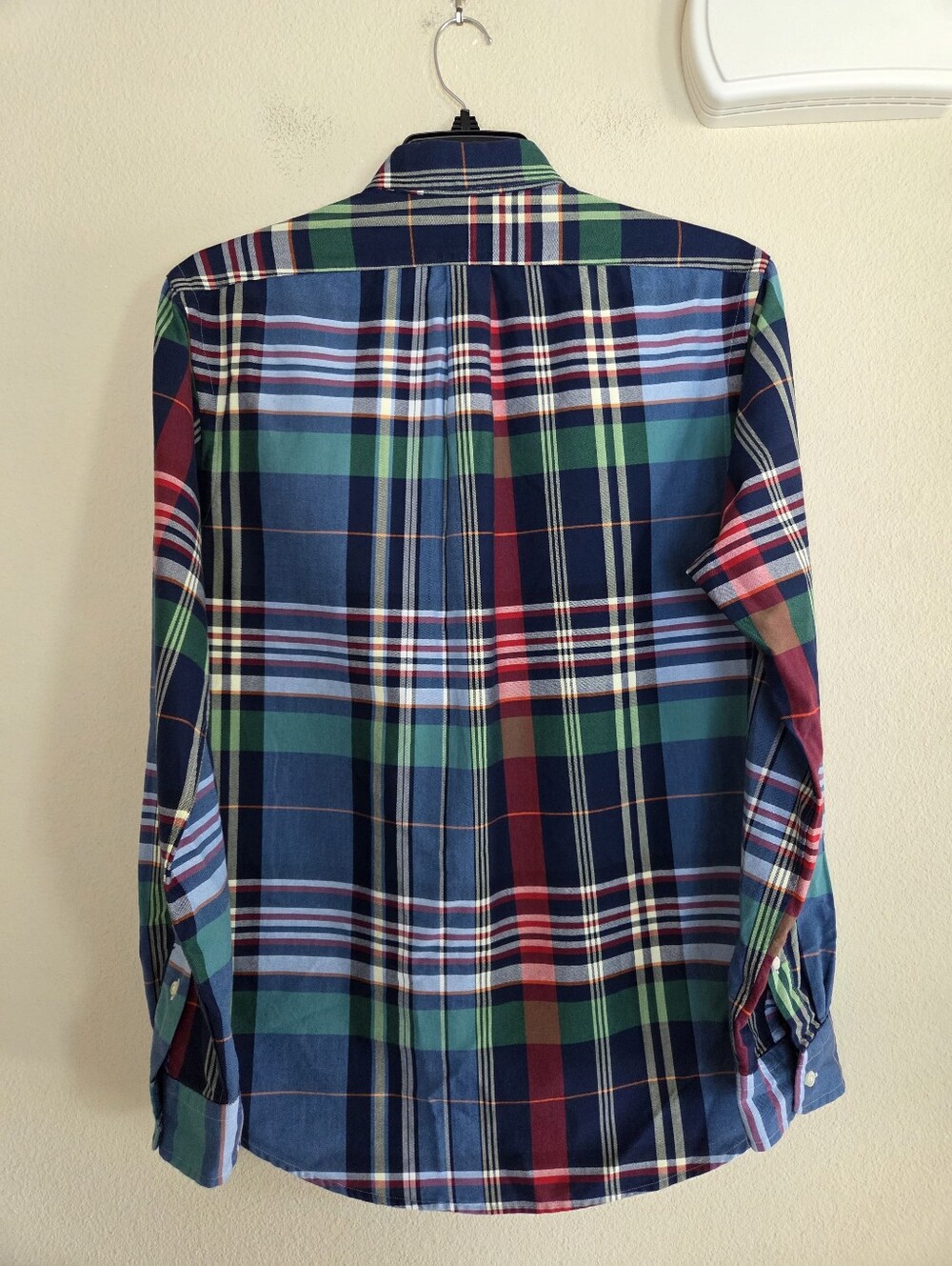 Polo Ralph Lauren Men's Classic Fit Plaid Oxford Shirt Size Medium NWT Preppy - Picture 4 of 12